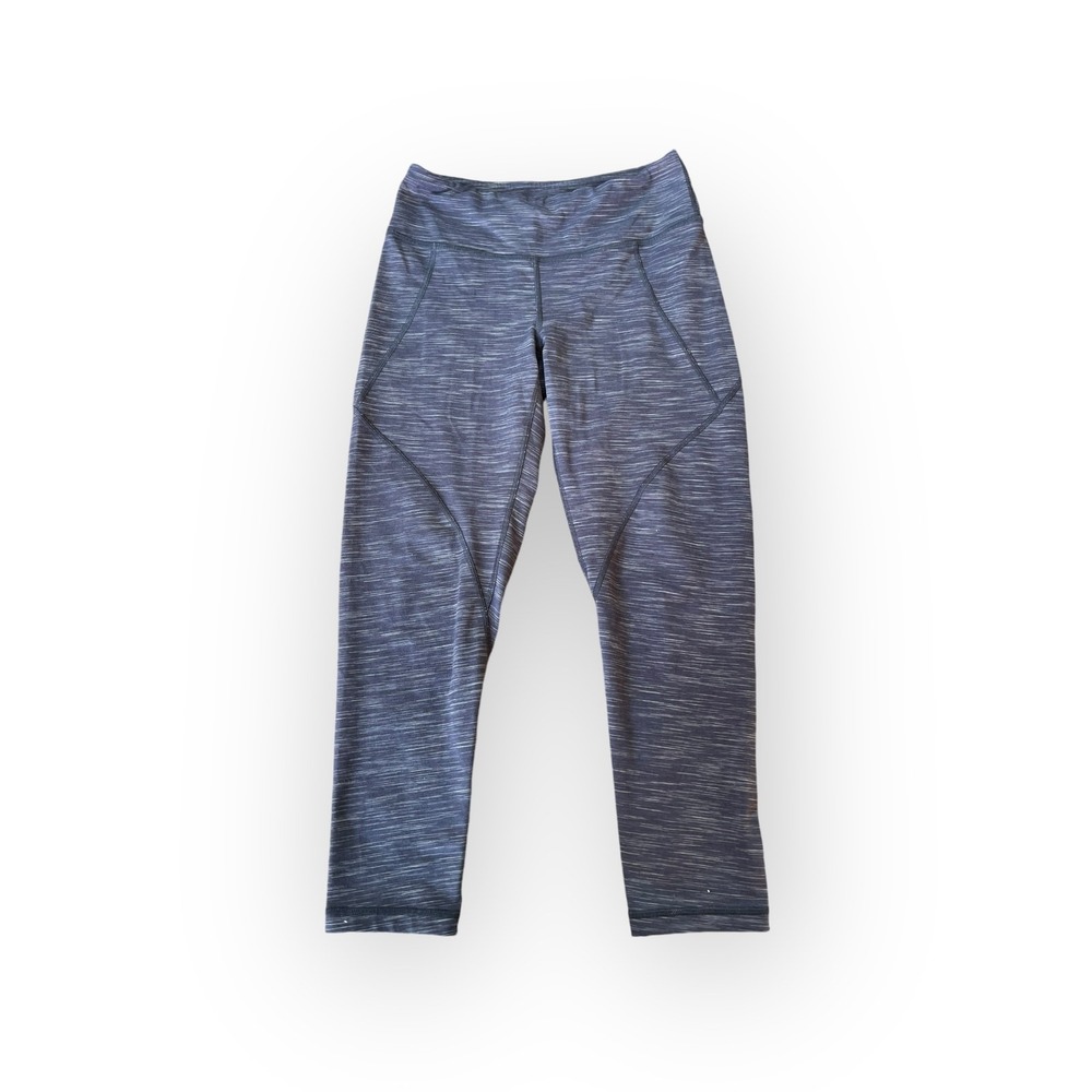Patagonia Women Gray Active Lightweight Athleisure Capri Leggings S Space Dye